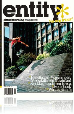 Cover Entity Skateboarding Magazine